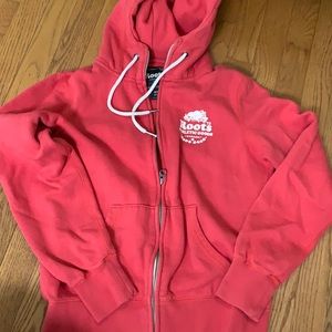 roots zip up sweater